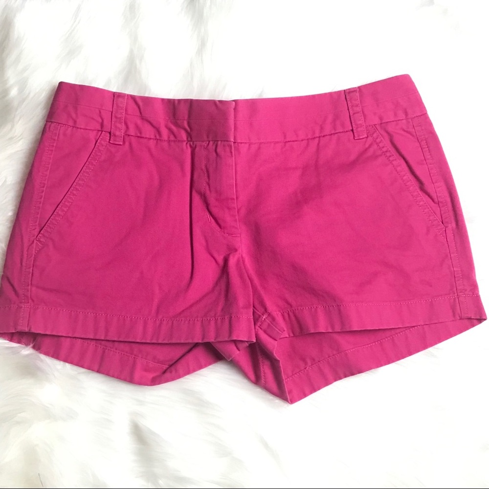 J.Crew 3 inch Broken In Chino Shorts - Pink - 6